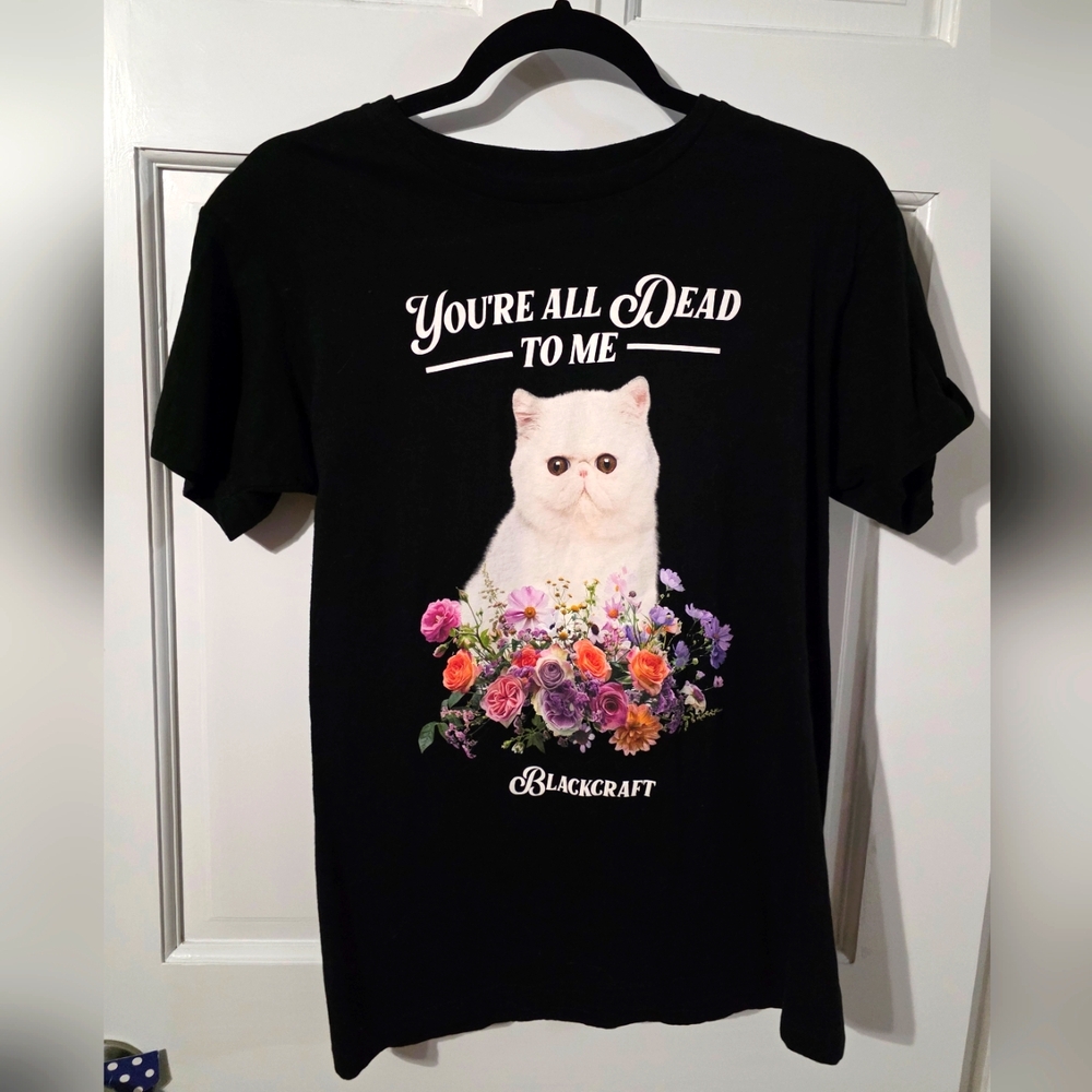 NWOT BlackCraft Cult Dead To Me Cat T-Shirt Size Small